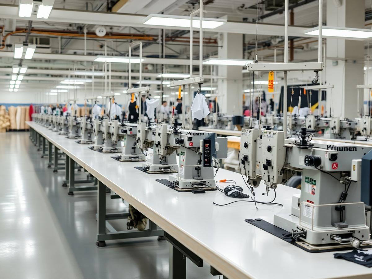 Limelite Apparel production floor in Ajman